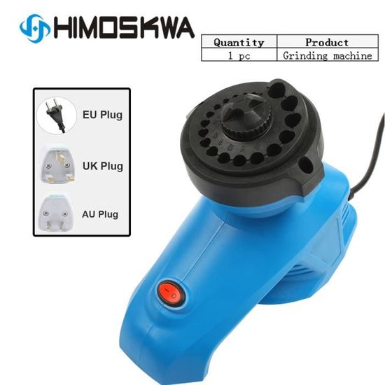 Affûteuse Électrique Perceuse 220V – Rectifieuse Forets 3-12 Mm Acier Carbone & HSS – Plug UE