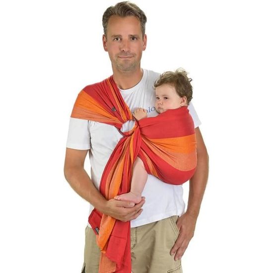 Hoppediz Ring-Sling, Porte-bébé Pour Les Nouveau-nés Et Bébés, Écharpe