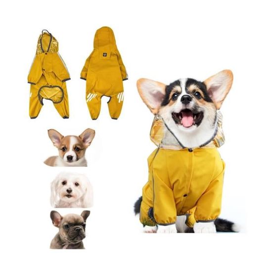 Manteau Imperméable Réfléchissant Pour Chien Et Chat