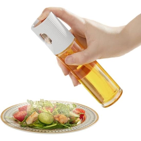 Pulvérisateur Huile 2 En 1 Verre 470ml - Cuisine Saine Et Dosage Précis