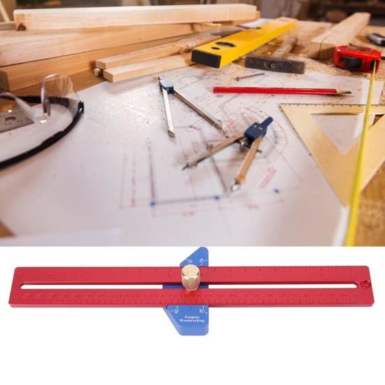 Butée De Guide Pour Scie à Onglet - Alliage Aluminium - Pour Rail De Guidage Bois - Précision Coupes Angulaires - 10