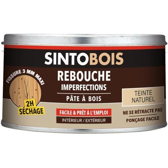 Pâte À Bois Pour Reboucher Imperfections Et Fissures Naturel 250G — free download