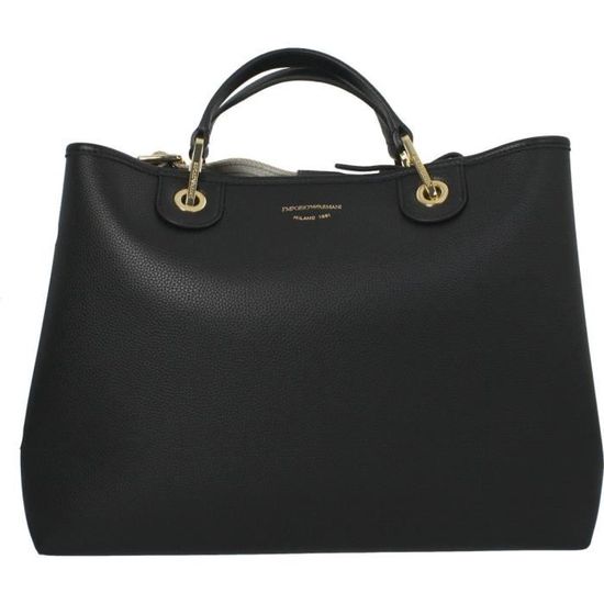 Sac à main Femme Emporio Armani 100650 Noir Peau