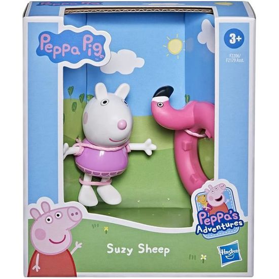 Figurine articulée Peppa Pig Peppa’s Fun Friends - HASBRO - F2206 - Suzy - 6cm - Jouet intérieur