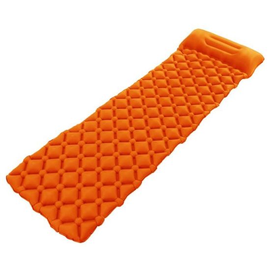 Matelas de camping gonflable coussin de couchage pliant léger en nylon + TPU tapis d'air de