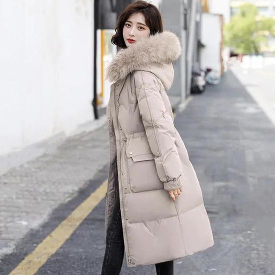 CRAZE Doudoune Femme Hiver Femme Hiver Doudoune Femme Duvet Manteau Femme Longue Doudoune Pour
