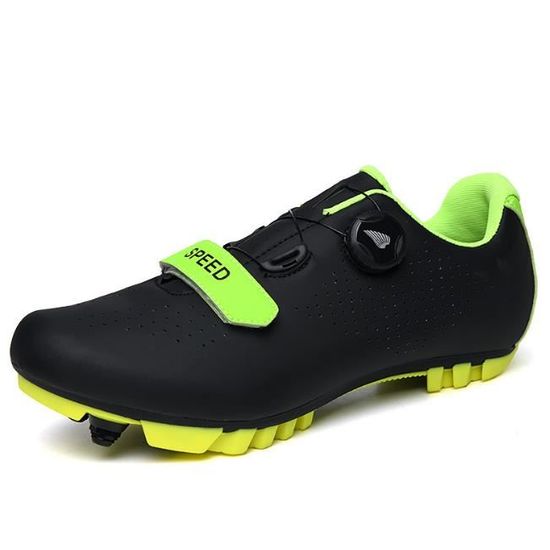 Chaussures VTT Automatiques Homme/femme - Semelle Rigide, Tige Respirante | Tailles 37-47 EU, Compatibles Pédales MTB/Look