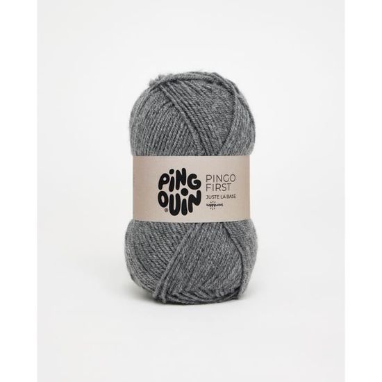 Lot De 19 Pelotes De Laine Pingouin Vacances Grises - Mélange Acrylique/laine, Condition Occasion Mais Neuves