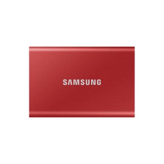 SAMSUNG SSD externe T7 USB type C coloris rouge 500 Go Cdiscount Informatique