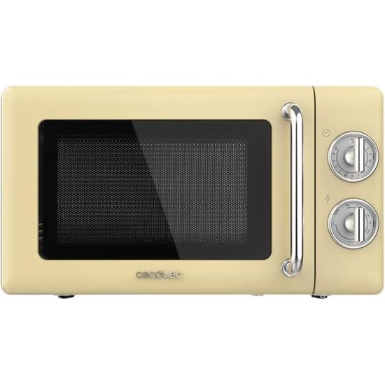 Micro-Ondes Mécanique Avec Grill Proclean 3110 Retro Jaune. 20 L, 700 W