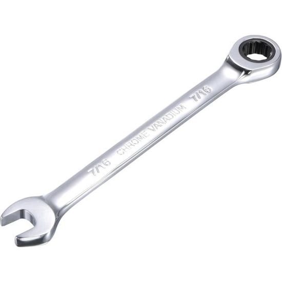 Clé Mixte à Cliquet 19 Mm - 72 Dents, Flexible, Métrique, Boîte à Cliquet, Neuf Sous Emballage