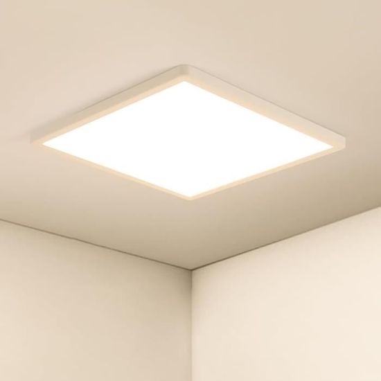 Cheerhom Plafonnier LED 32W 30cm IP44 - Lumière Neutre 4000K 1400LM - Sans Scintillement - Salle De Bain, Cuisine, Salon