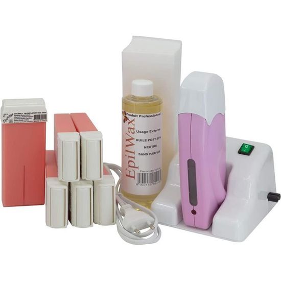 Kit Chauffante Cire EpilWax Pro – 650ml (Peaux Normales, Sans Parabène)