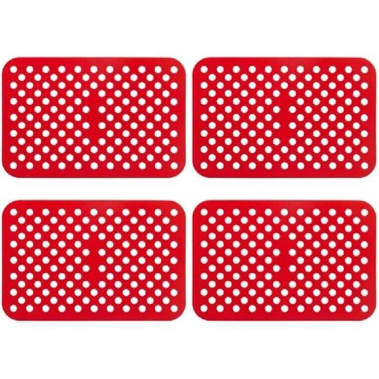 Supports à Hamburgers En Silicone - Lot De 4 - Réutilisables, Lavables - Anti-Dérapants - Écologiques