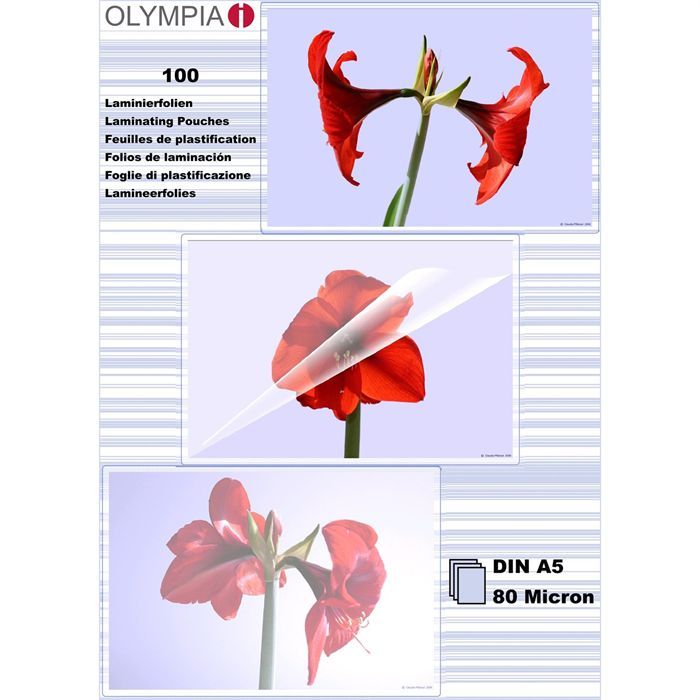 Olympia Feuilles pour plastifieuse à chaud
