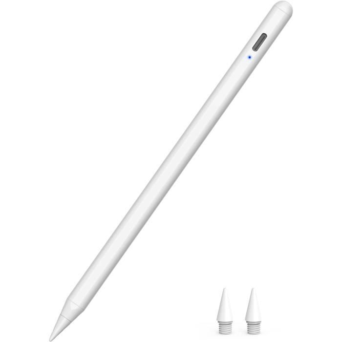 Stylet pour iPad 2018-2023, Magnétique iPad Pencil avec Rejet de La Paume, Stylo Pen pour iPad, Apple Pencil pour iPad.[Z542]