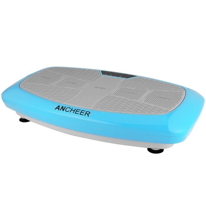 ANCHEER Plateforme vibrante de fitness physique - Machine de vibration - 150W Bleu