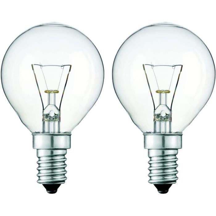 2 x 40 Watts 240 V 300° Chaleur Résistant Four Lampe pour Usage En Belkin Four.