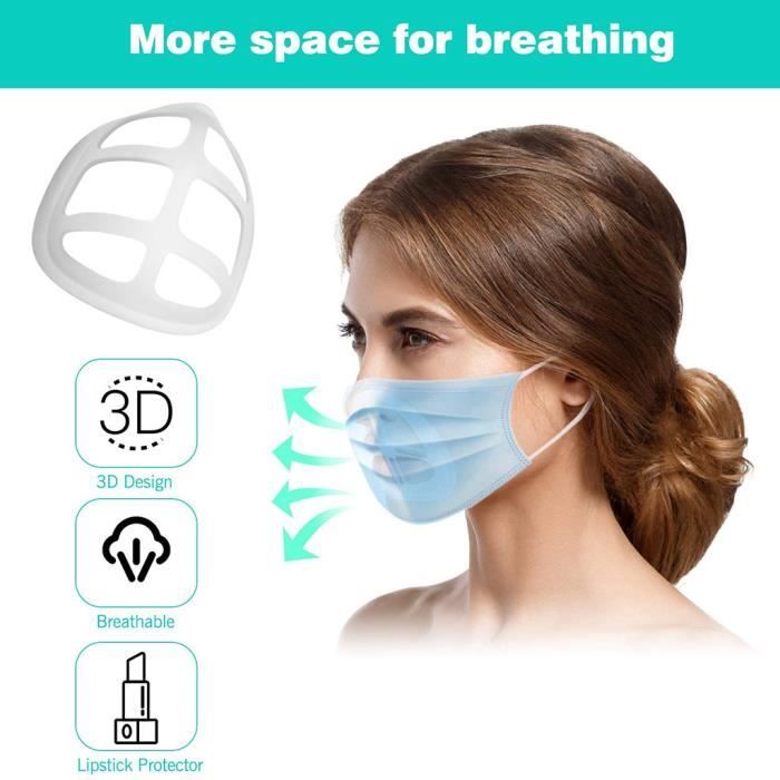 1PCS Support de masque frais protéger le support en silicone réutilisable lavable de rouge à lèvres - Shengyou 421