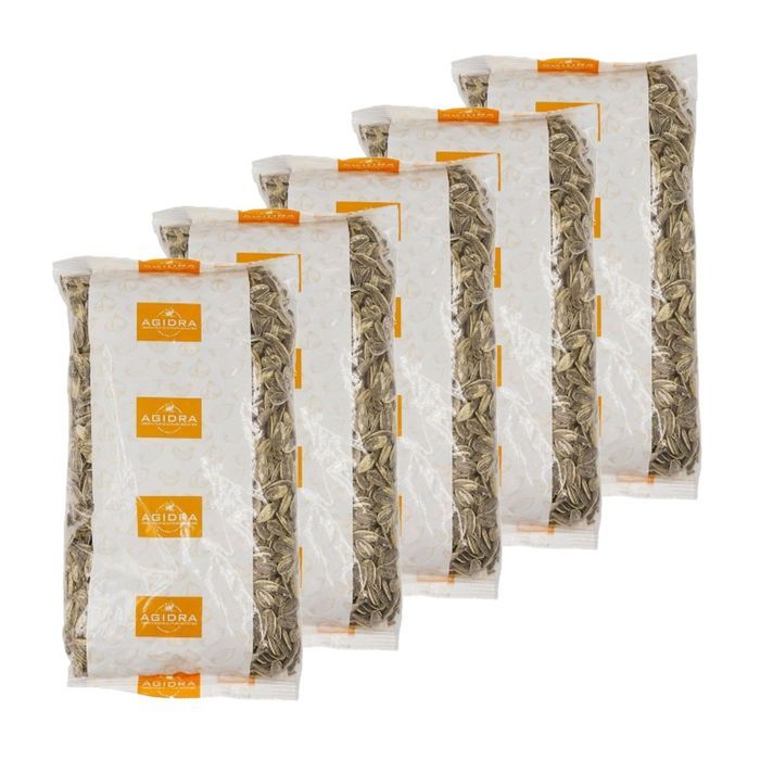 Lot 5x Graines de tournesol grillées salées - Sachet 500g