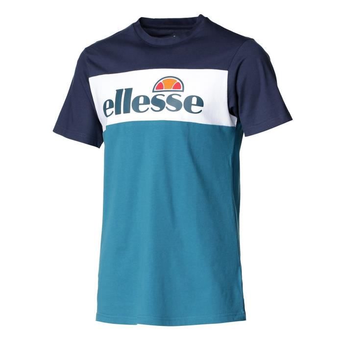 ELLESSE T-shirt manches courtes ABRUZZO - Homme - Bleu Marine