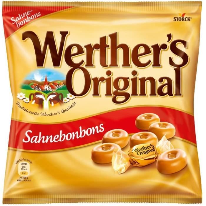 Bonbon Au Caramel - Bonbons Classiques À Crème (Original Klassische Sahnebonbons) | Poids