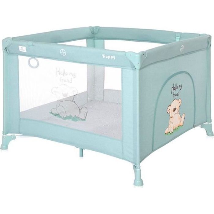 Parc bébé pliant / parc pliable pour bébé Happy GAME ZONE Lorelli bleu