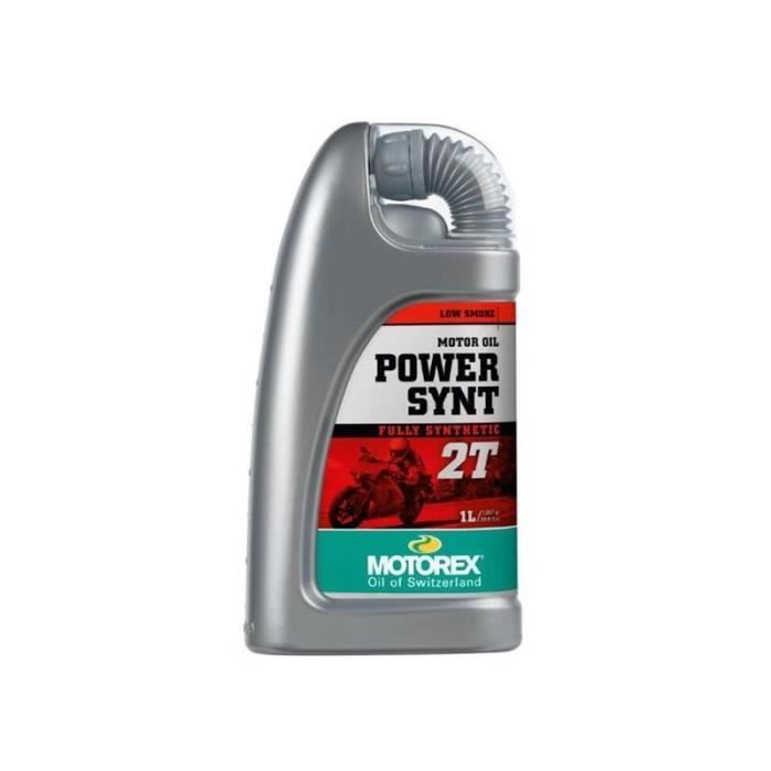 HUILE MOTO MOTOREX POWER SYNT 2T 1Litre