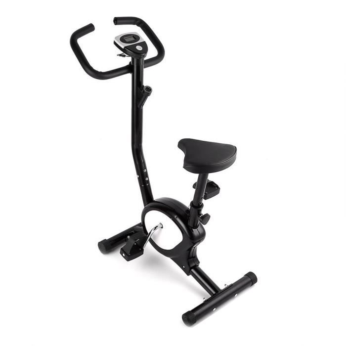 Professionnel Vélo ergomètre Vélo Entraîneur vélo Fitness machine Accueil Bureau Gymnase pour Hommes Femmes Unisexe (Noir)