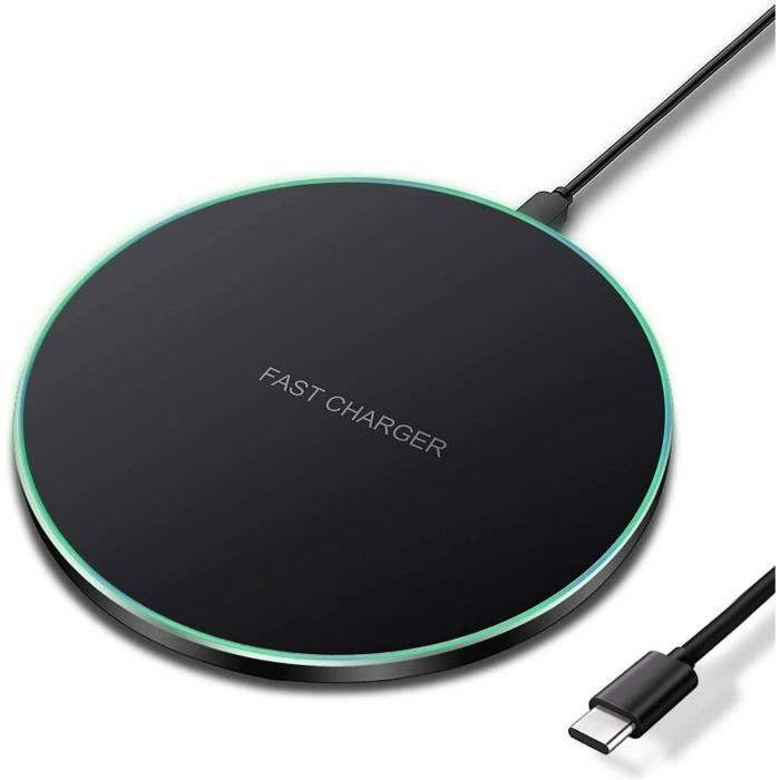 Chargeur 10 W à Induction sans Fil Universel Compatible avec iPhone, Samsung, Xiaomi, iPad - [Toproduits®]