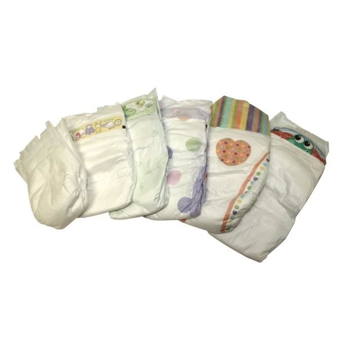 150 couches jetables taille 2 MINI de 3 à 6Kg