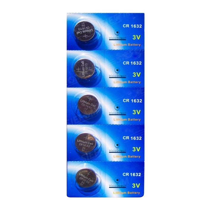 Piles Bouton CR1632 - Lot De 5, 3V, Pour Montres, Calculatrices, Appareils électroniques Portables - 6