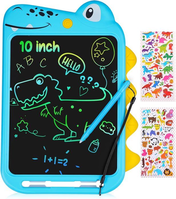Lot De 12 Mini Ardoises Magiques – Tablette Dessin Effaçable En Porte-clés, 6 Couleurs, Cadeau Anniversaire, Fête, école