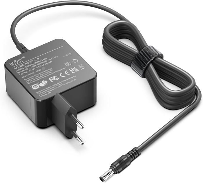 Power Cord 19V Power Supply Cord Compatible With HP Pavilion