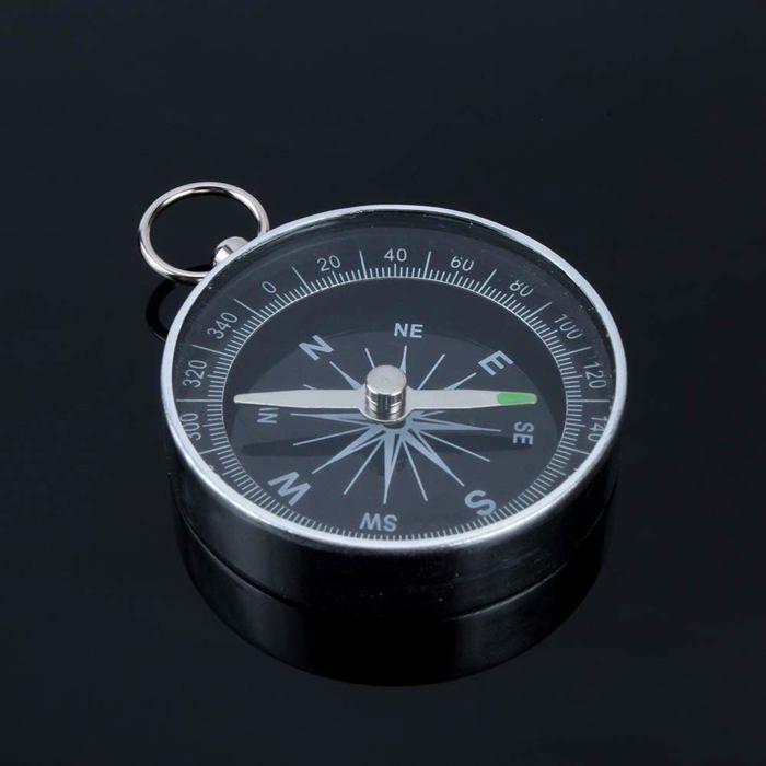 Boussole De Survie Militaire Avec Règle Et Loupe - Neuve - Camping, Orientation