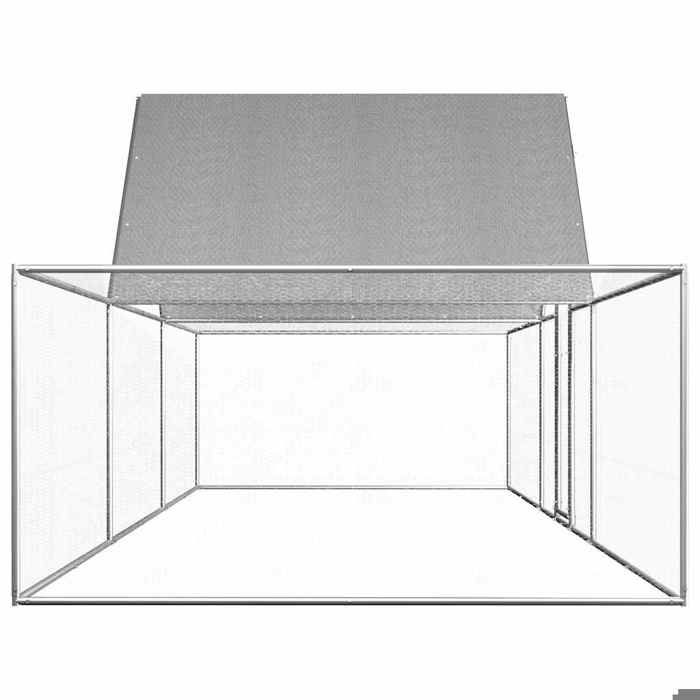 Meilleurs prix pour Bon plan"" Enclos Animaux Lapins - JILI HOT - Poulailler 6 x 2 x 2 m - Acier galvanisé - Pour Jardin Thome4929209