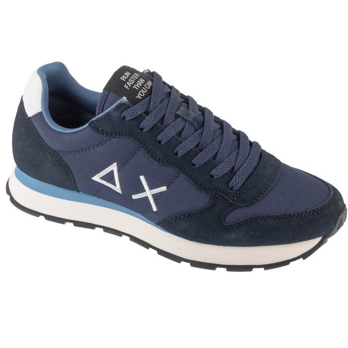 SUN68 Baskets - SUN68 - Tom Solid - Bleu marine - Nylon - Lacets