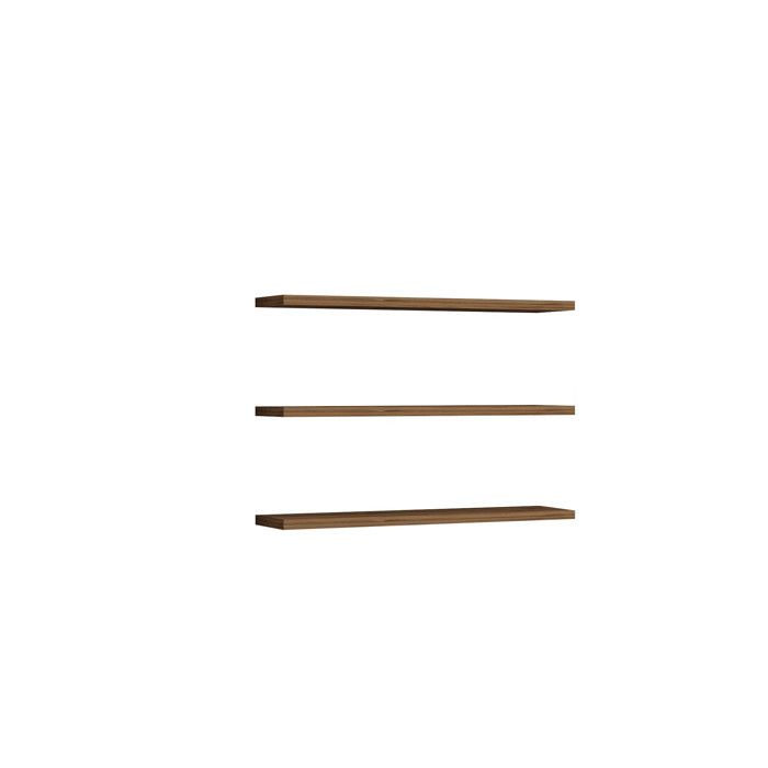 Étagère murale en bois Boss - 60 x 1 x 14 cm - Noyer Étagère murale en bois Boss - 60 x 1 x 14 cm - Noyer