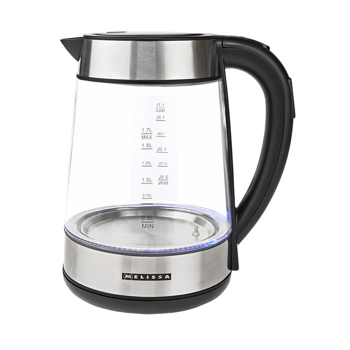 Bouilloire 17L 2200W en Verre avec 5 Températures et Maintien au Chaud MELISSA Transparent