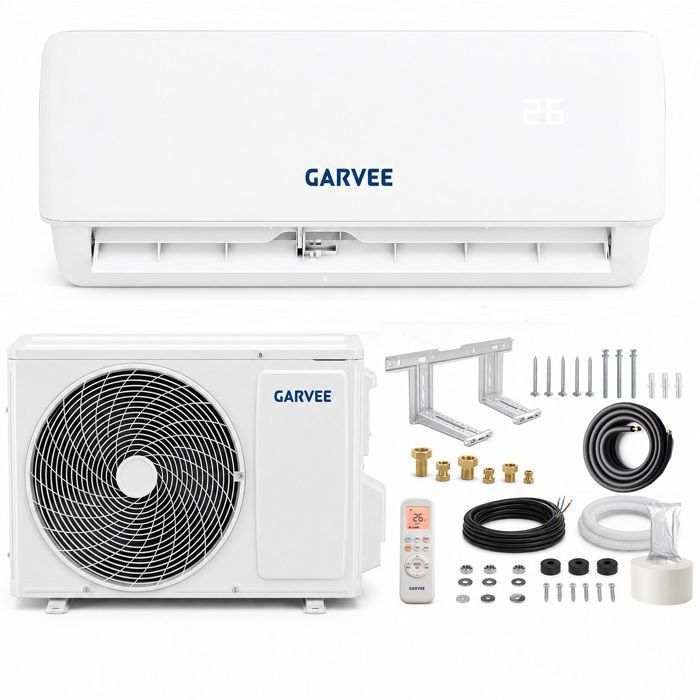 BALOVEBY Climatiseur Fixe Mono-Split 18000 BTU A++ WiFi - Pompe à Chaleur Réversible Silencieuse Gaz R32 Contrôle par APP