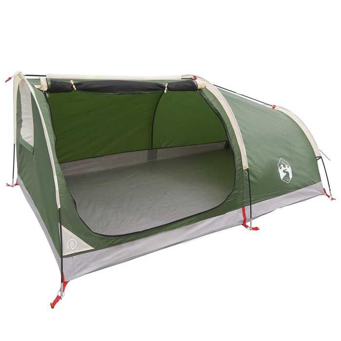 Tente de randonnée imperméable - Polyester - Étanche - Anti-UV - Vert - 227x153x95 cm - 227x153 cm - 2 personnes