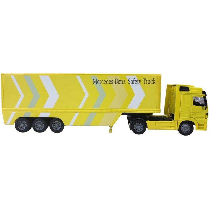 Camion miniature de collection - NEWRAY - Mercedes Benz Actros 1857 avec remorque - 1/32