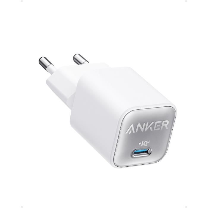 Anker Chargeur USB C GaN 511 Nano 3 PIQ 3.0 PPS