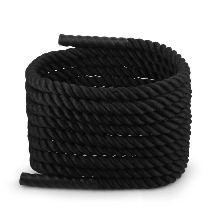 12M 38MM Corde Ondulatoire Battle Rope Sport Exercice Fitness Physique Combat Gym Keep Fit Fitness