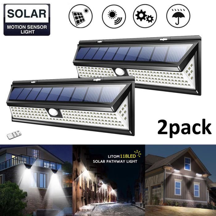 Lampe Solaire à Capteur De Mouvement à Clipser, étanche