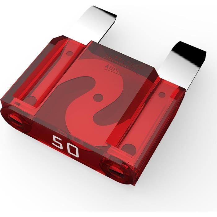 Fusibles Pour Auto - À Lames Maxi 20a 80a Fusible Enfichable D automobile Choix: 50a Ampères Rouge 3 Pièces