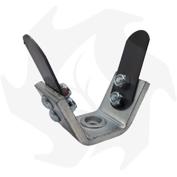 Pince De Poignée Pour Débroussailleuse – En Aluminium – Universelle – Taille Env. 60x89 Mm – Pour Tondeuse, Coupe-bordure