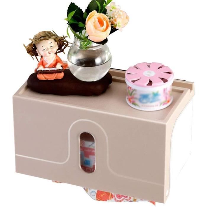 Porte Papier Toilette Avec Étagère, Pour Salle De Bain Mural Porte