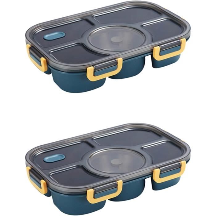 Nutabevr 850ml Boite Alimentaire à Compartiments Inox Sans BPA & Sans