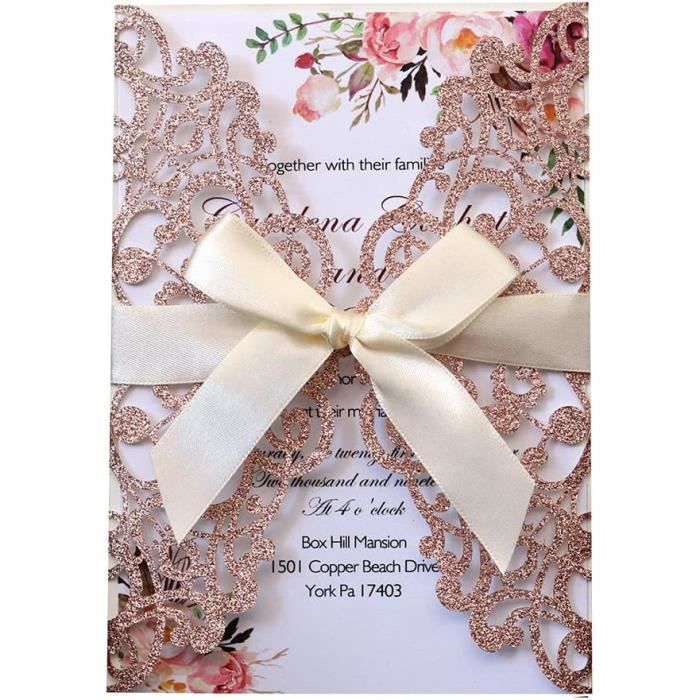 Enveloppes Kraft Avec Ruban - Lot De 20 En 10 Couleurs, 22 X 11 Cm, Pour Invitations Mariage Cartes De Vœux